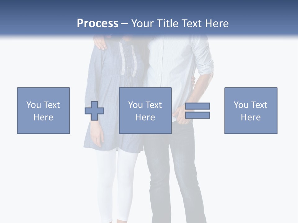 A Man And Woman Standing Next To Each Other PowerPoint Template