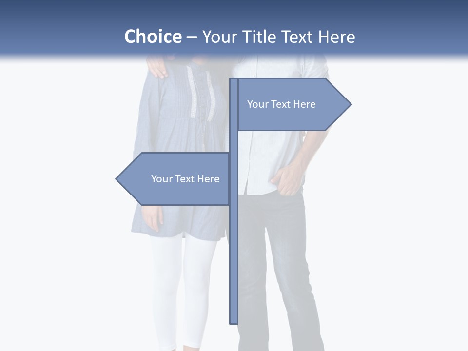 A Man And Woman Standing Next To Each Other PowerPoint Template