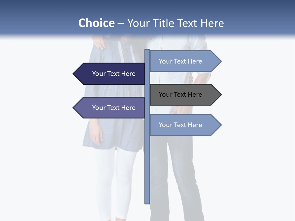 A Man And Woman Standing Next To Each Other PowerPoint Template