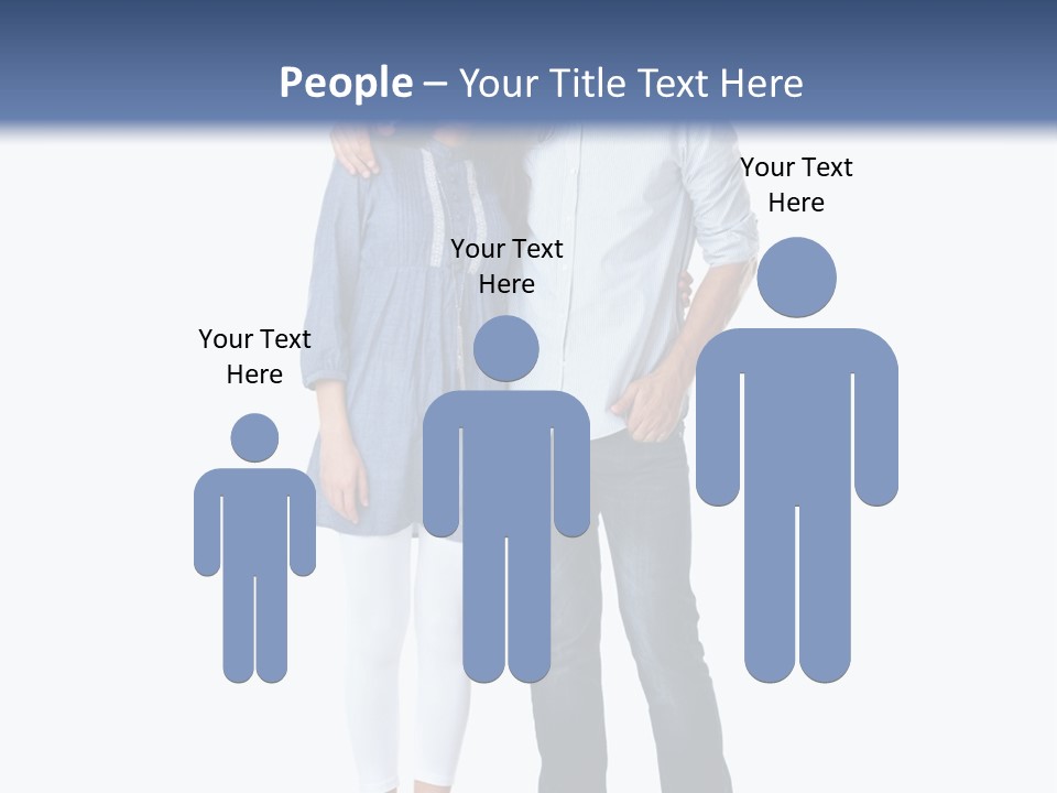 A Man And Woman Standing Next To Each Other PowerPoint Template