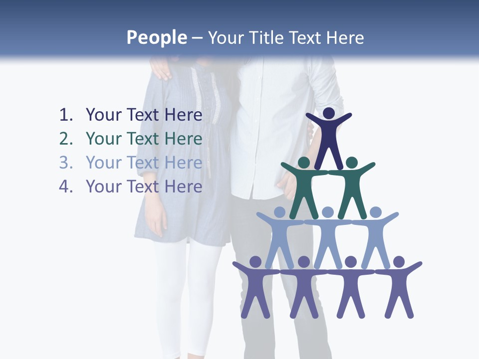 A Man And Woman Standing Next To Each Other PowerPoint Template