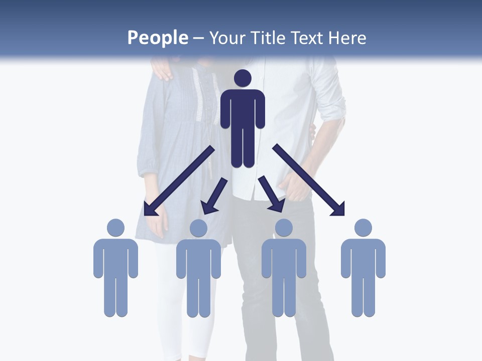 A Man And Woman Standing Next To Each Other PowerPoint Template