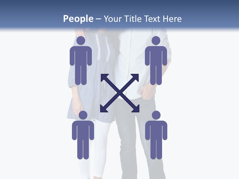 A Man And Woman Standing Next To Each Other PowerPoint Template