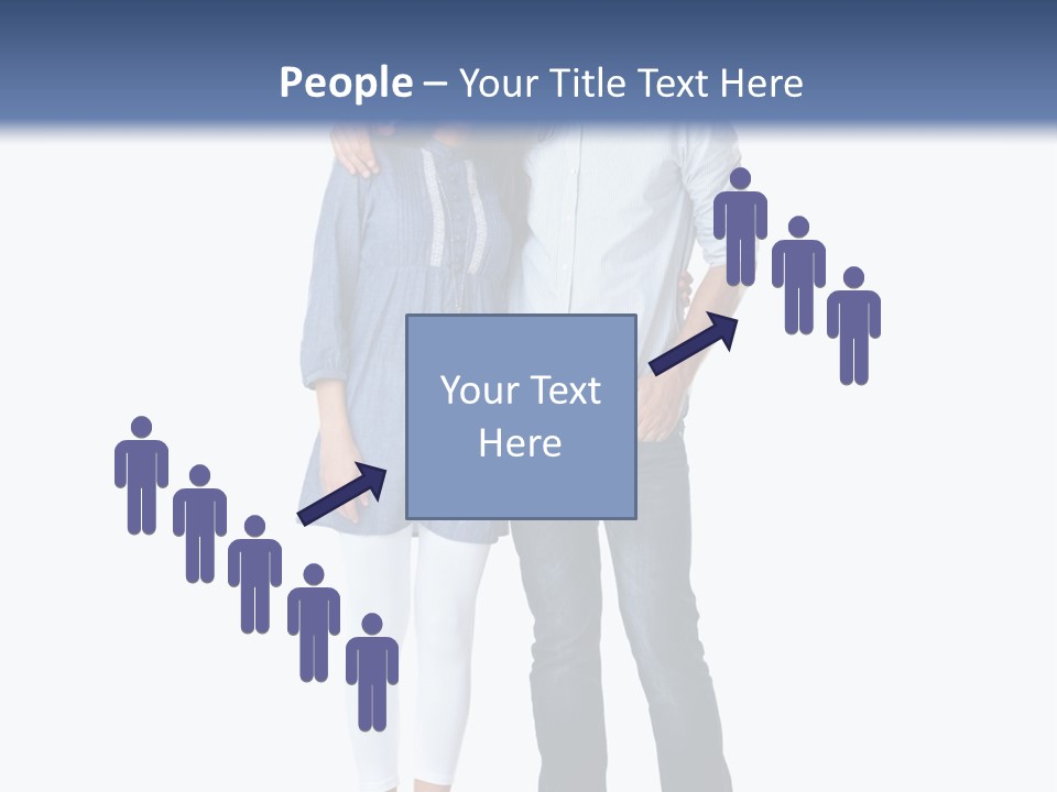 A Man And Woman Standing Next To Each Other PowerPoint Template