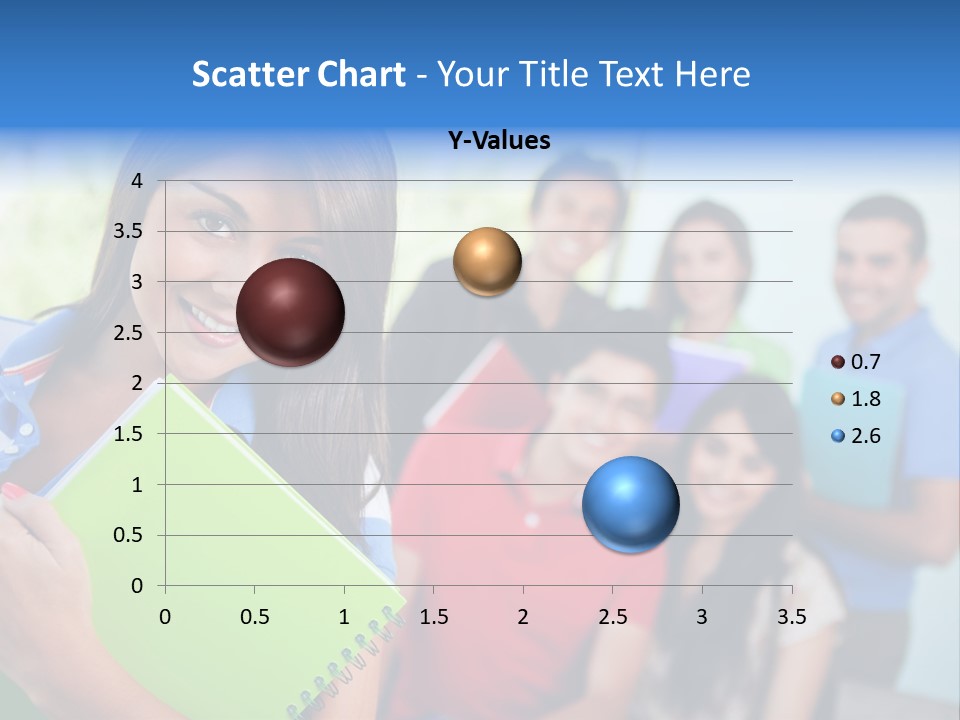 A Group Of People Standing In A Line Holding Folders PowerPoint Template