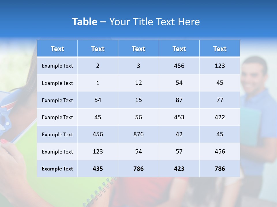 A Group Of People Standing In A Line Holding Folders PowerPoint Template