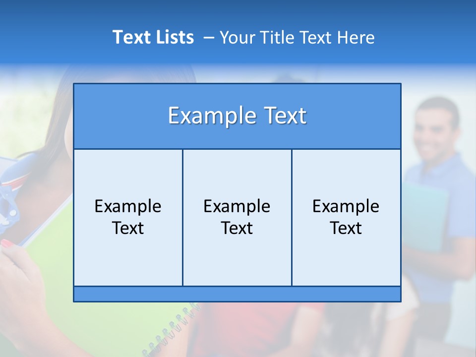 A Group Of People Standing In A Line Holding Folders PowerPoint Template