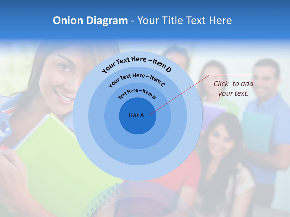 A Group Of People Standing In A Line Holding Folders PowerPoint Template