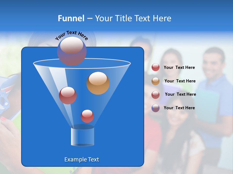 A Group Of People Standing In A Line Holding Folders PowerPoint Template