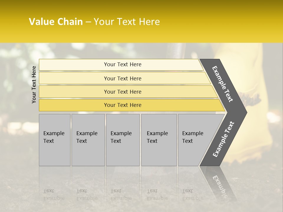 A Person In Yellow Rubber Boots Digging In The Dirt With A Shovel PowerPoint Template