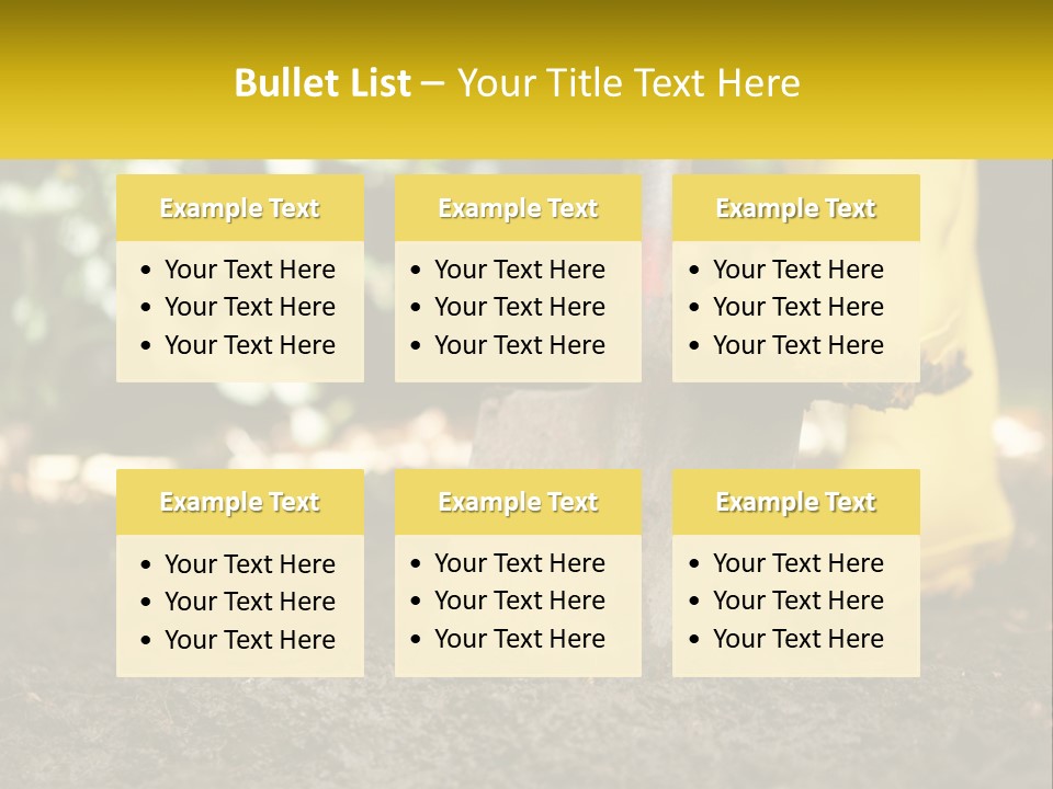A Person In Yellow Rubber Boots Digging In The Dirt With A Shovel PowerPoint Template
