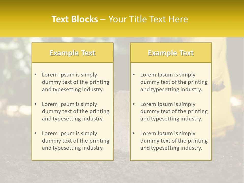 A Person In Yellow Rubber Boots Digging In The Dirt With A Shovel PowerPoint Template