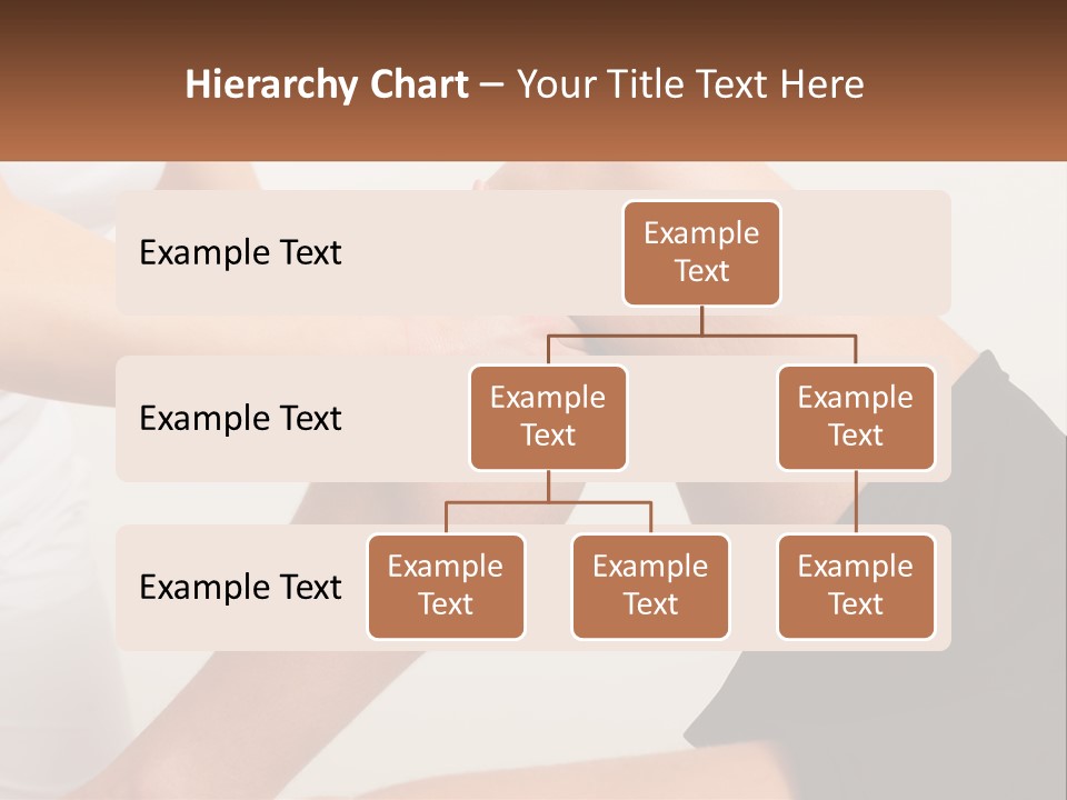 A Woman Is Touching Her Knee With Her Hand PowerPoint Template