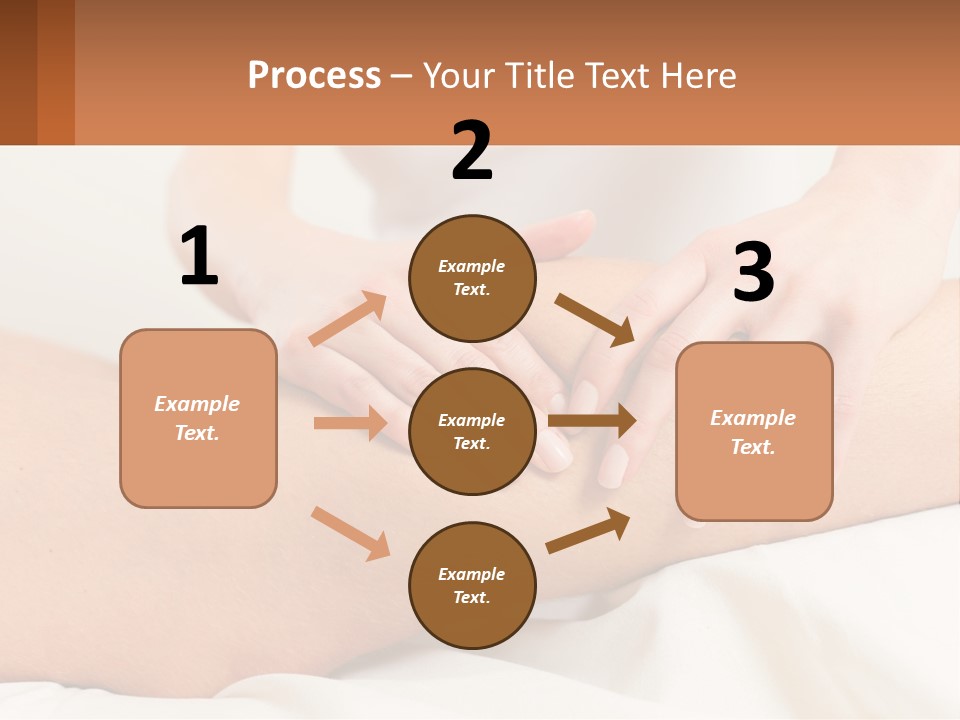 A Woman Getting A Massage On Her Back PowerPoint Template