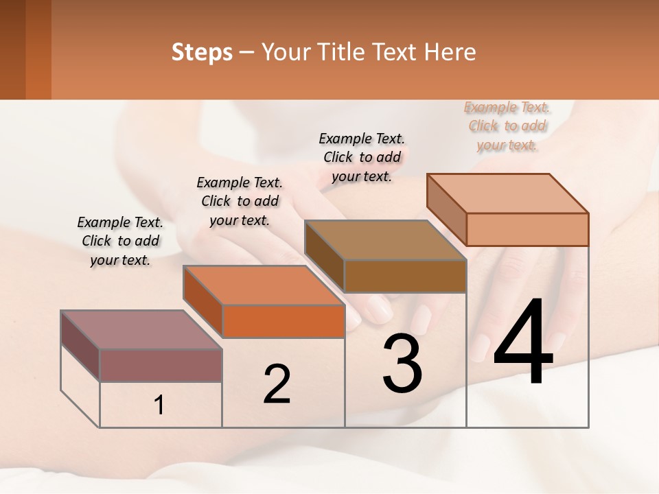 A Woman Getting A Massage On Her Back PowerPoint Template