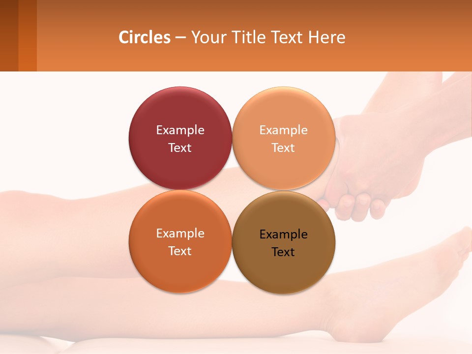 A Woman's Legs With A White Background PowerPoint Template