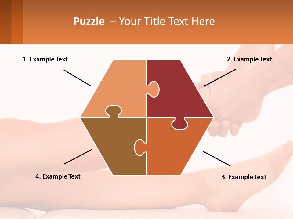 A Woman's Legs With A White Background PowerPoint Template