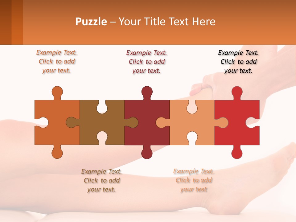 A Woman's Legs With A White Background PowerPoint Template