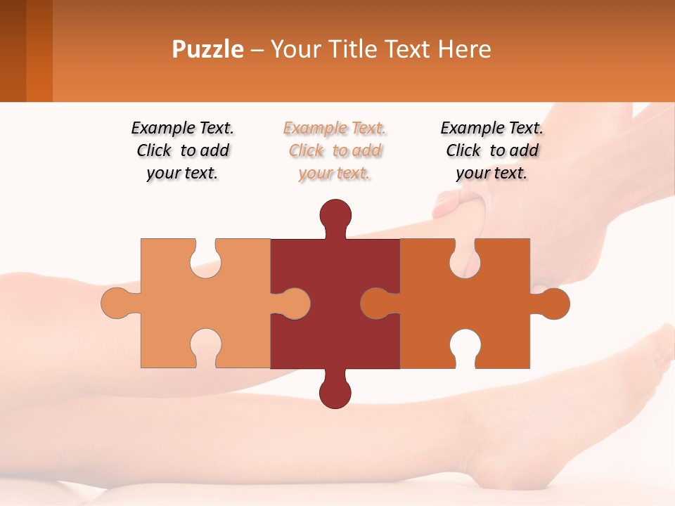 A Woman's Legs With A White Background PowerPoint Template