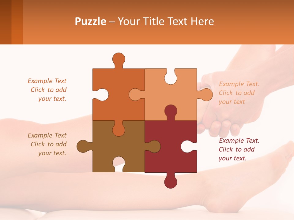 A Woman's Legs With A White Background PowerPoint Template