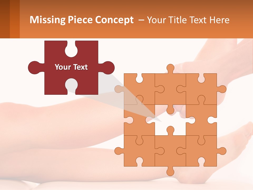 A Woman's Legs With A White Background PowerPoint Template