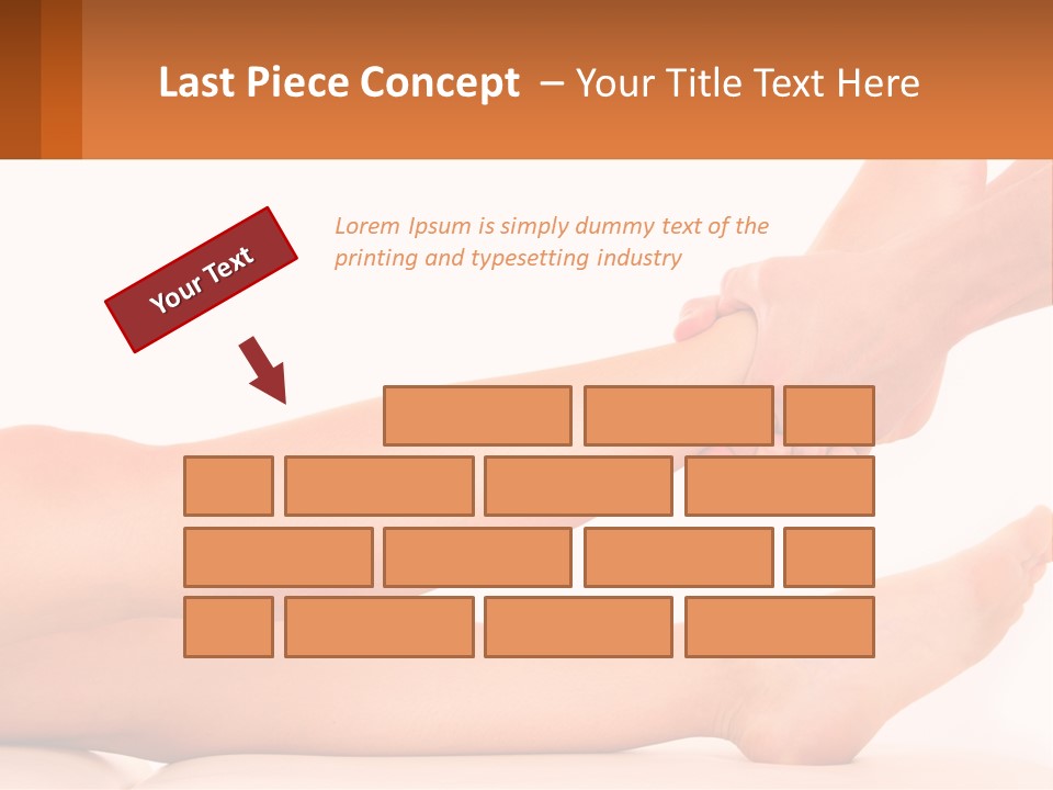 A Woman's Legs With A White Background PowerPoint Template