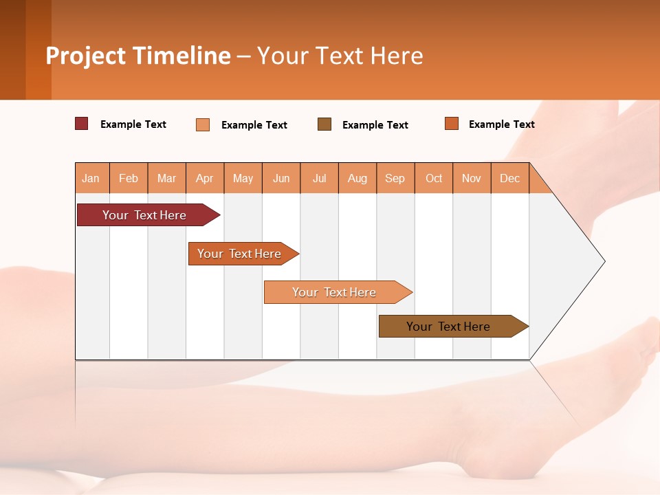 A Woman's Legs With A White Background PowerPoint Template