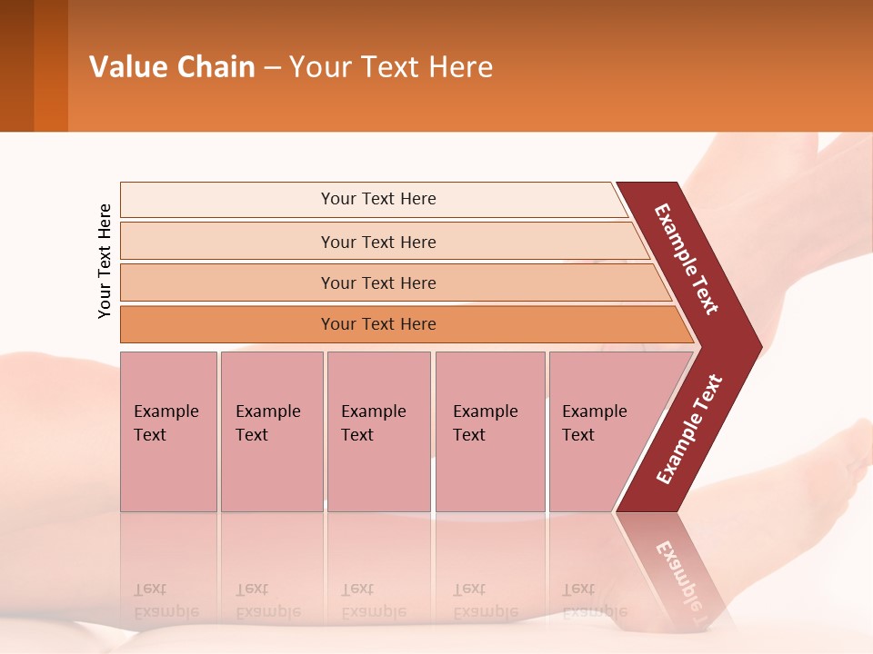 A Woman's Legs With A White Background PowerPoint Template