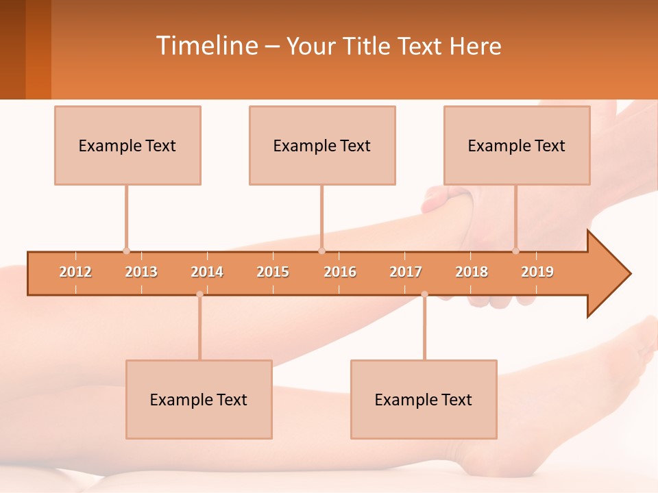 A Woman's Legs With A White Background PowerPoint Template