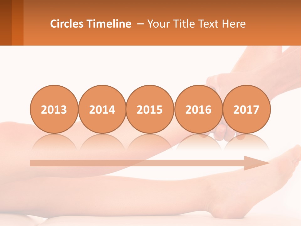 A Woman's Legs With A White Background PowerPoint Template