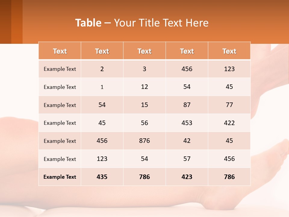 A Woman's Legs With A White Background PowerPoint Template