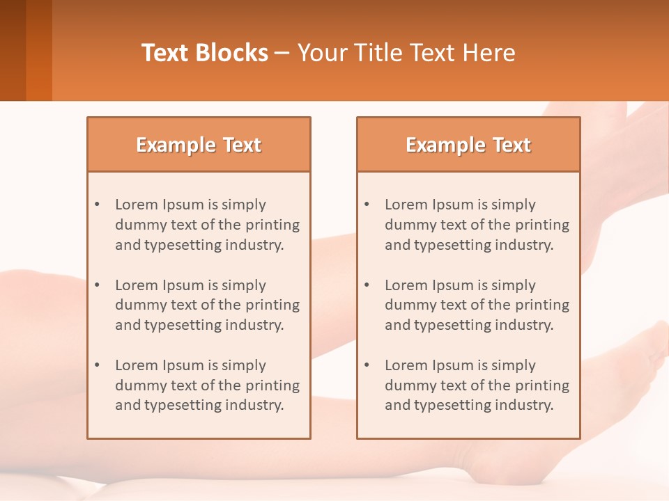 A Woman's Legs With A White Background PowerPoint Template