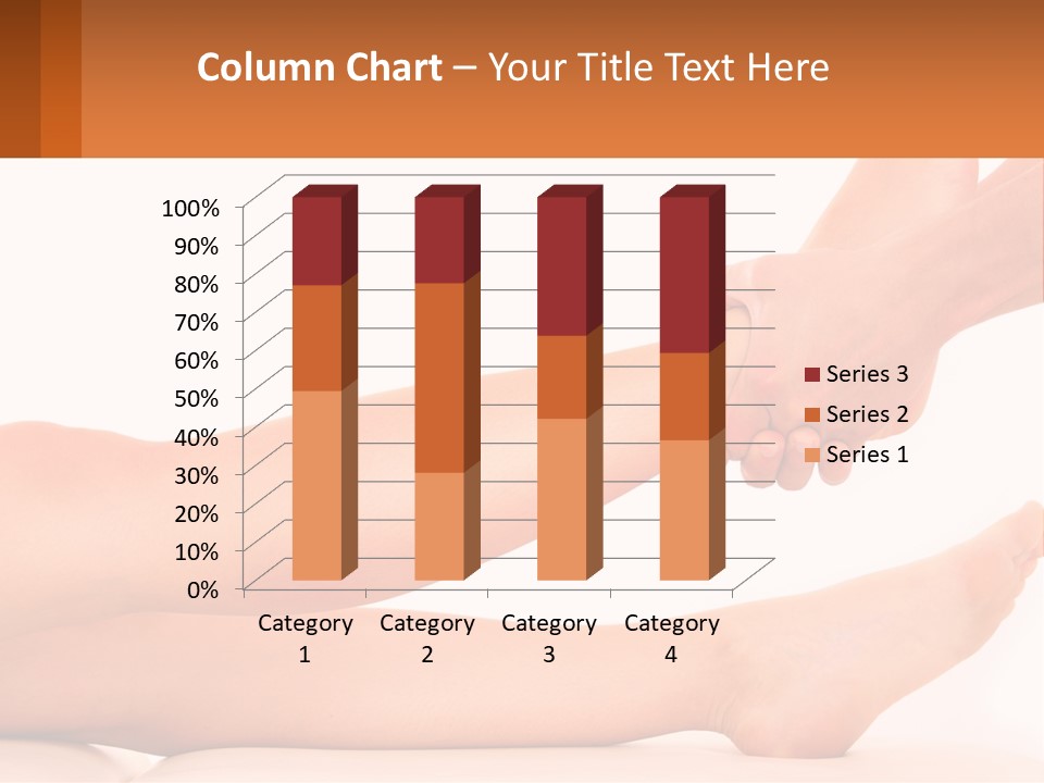A Woman's Legs With A White Background PowerPoint Template