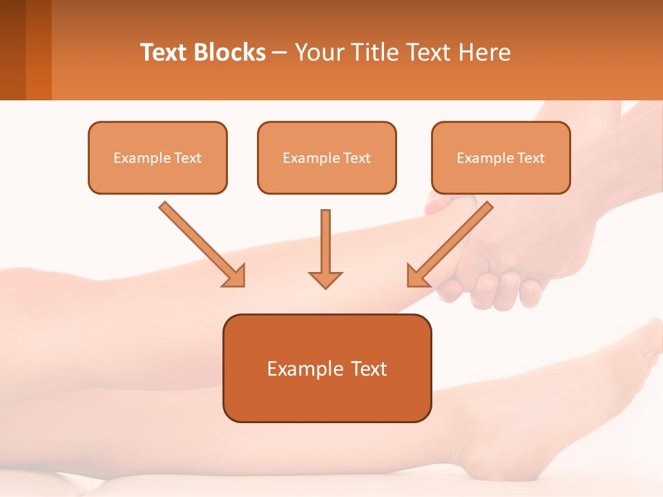 A Woman's Legs With A White Background PowerPoint Template