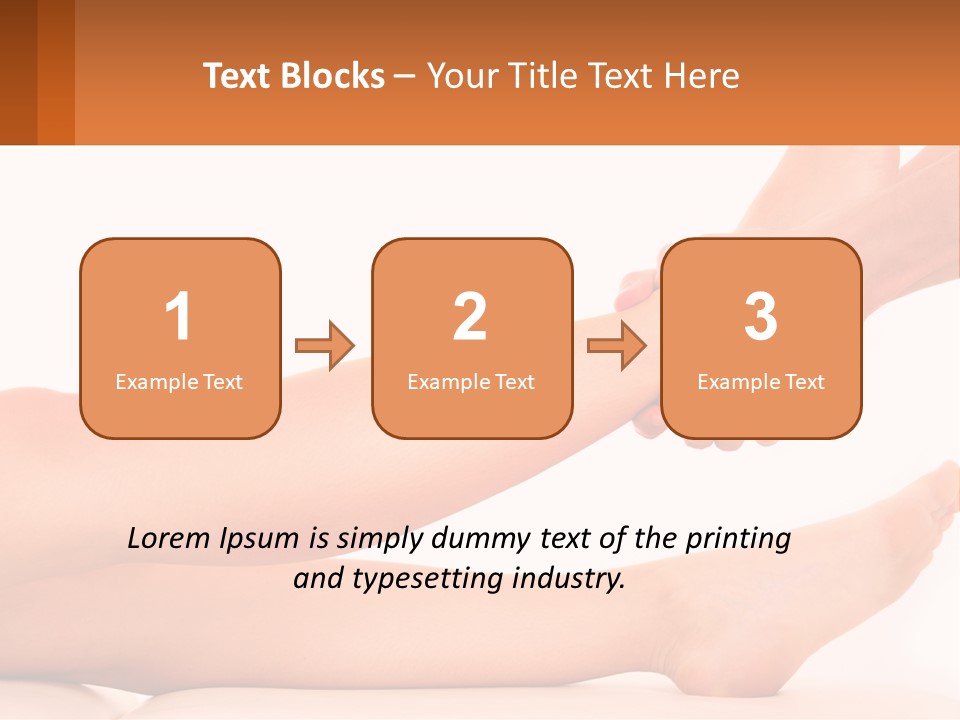 A Woman's Legs With A White Background PowerPoint Template