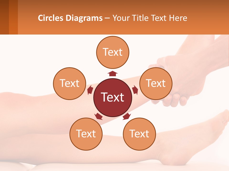 A Woman's Legs With A White Background PowerPoint Template