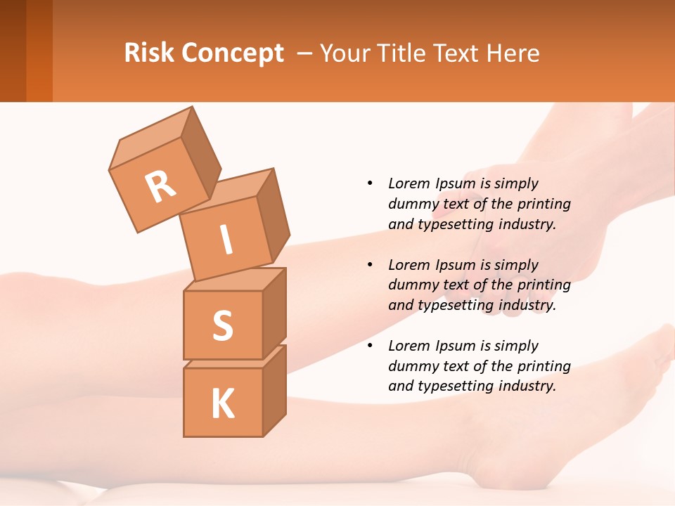 A Woman's Legs With A White Background PowerPoint Template