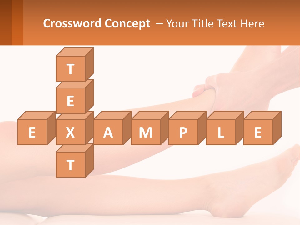 A Woman's Legs With A White Background PowerPoint Template