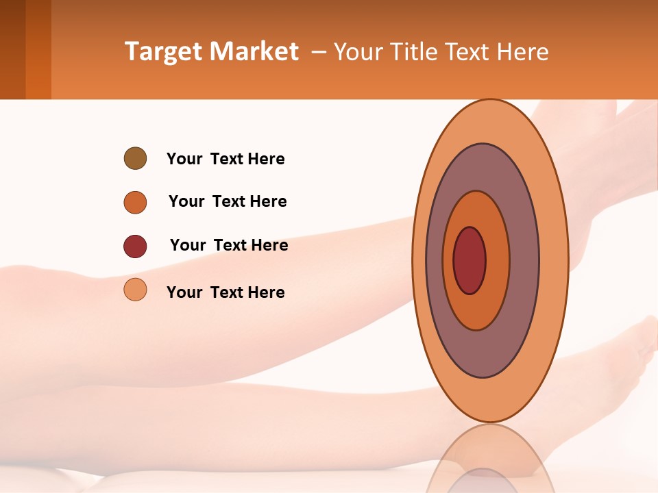 A Woman's Legs With A White Background PowerPoint Template