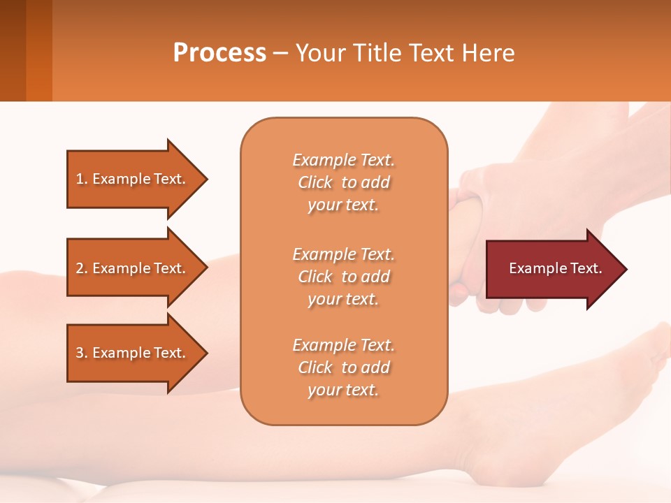 A Woman's Legs With A White Background PowerPoint Template