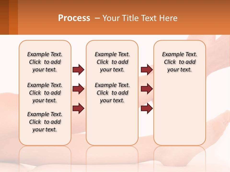 A Woman's Legs With A White Background PowerPoint Template