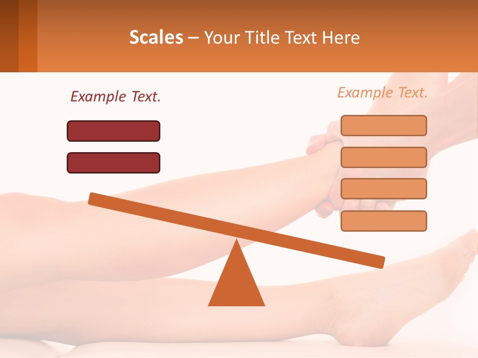 A Woman's Legs With A White Background PowerPoint Template