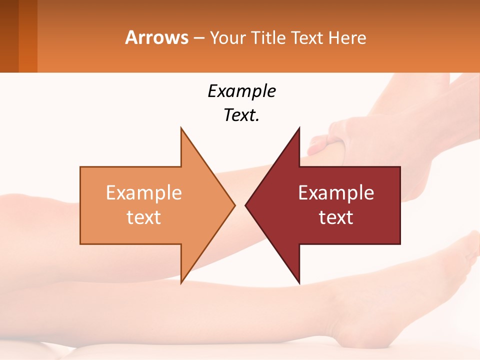 A Woman's Legs With A White Background PowerPoint Template