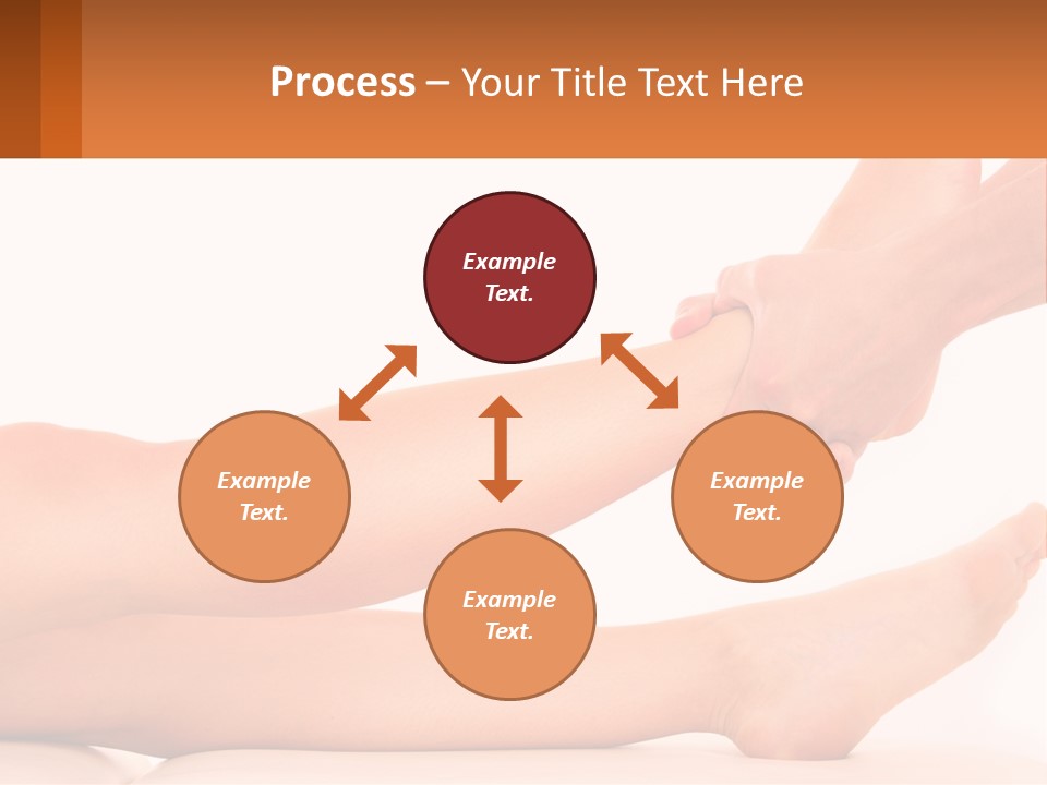 A Woman's Legs With A White Background PowerPoint Template