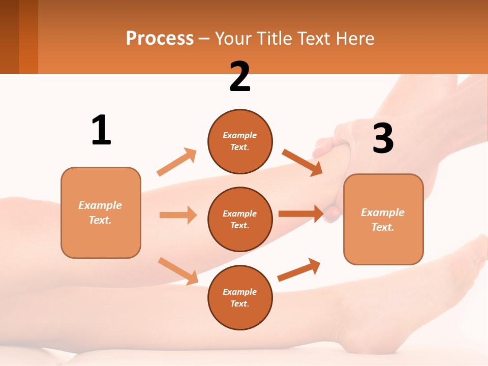 A Woman's Legs With A White Background PowerPoint Template