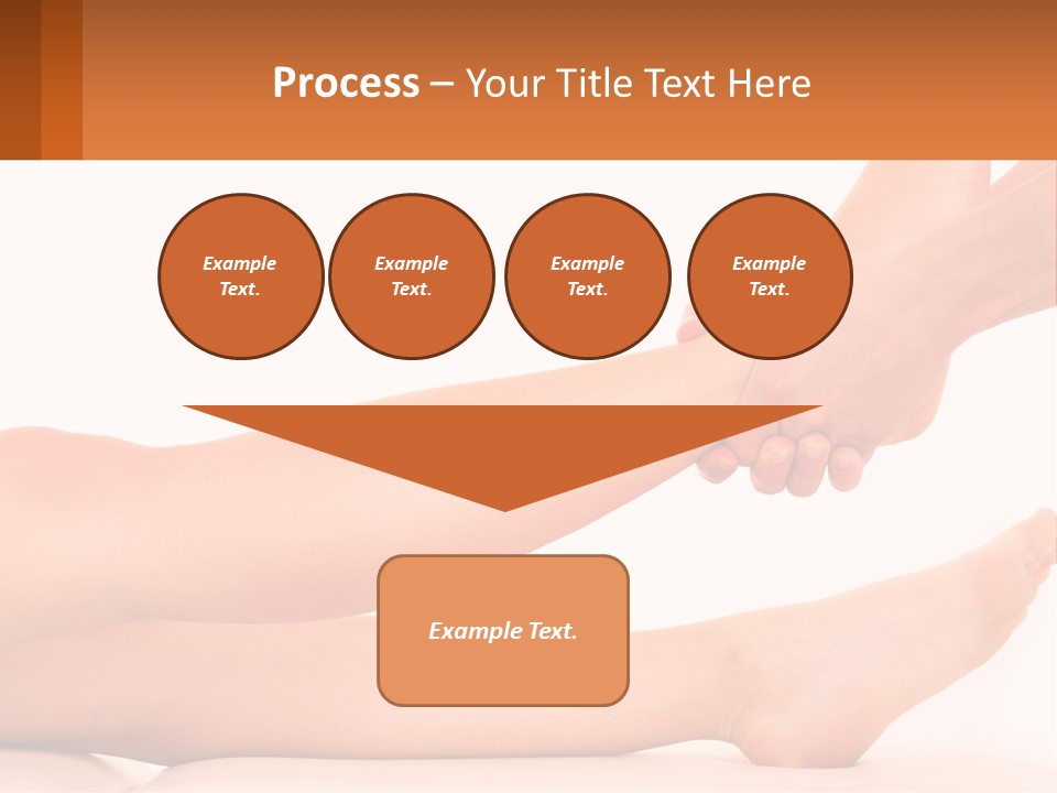 A Woman's Legs With A White Background PowerPoint Template