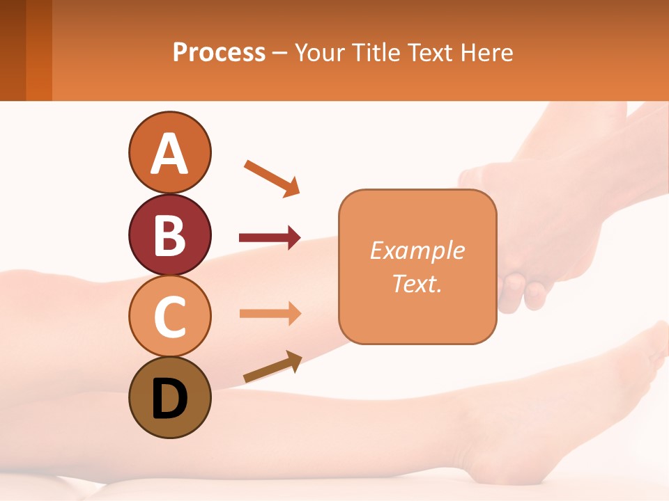 A Woman's Legs With A White Background PowerPoint Template