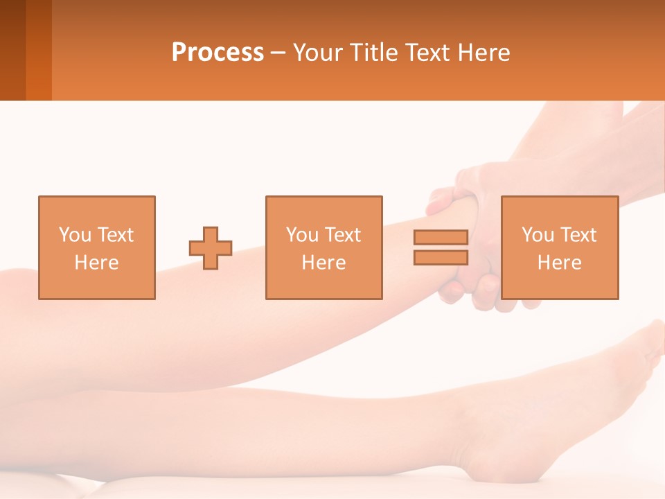 A Woman's Legs With A White Background PowerPoint Template