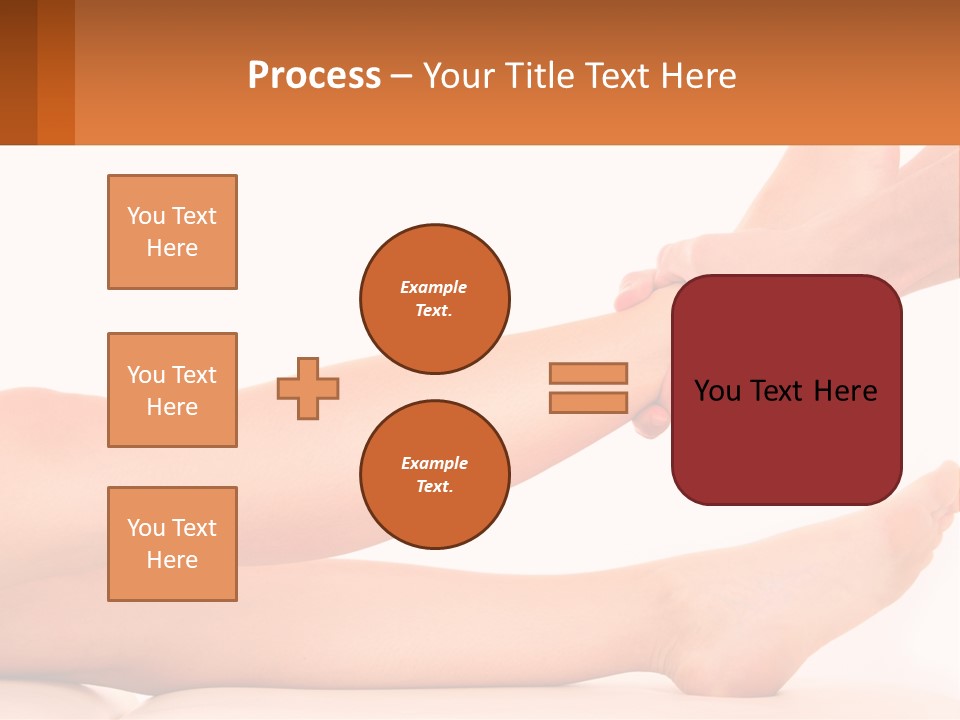 A Woman's Legs With A White Background PowerPoint Template