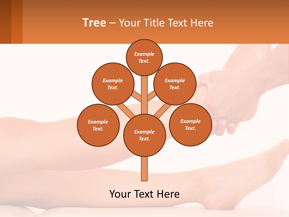 A Woman's Legs With A White Background PowerPoint Template